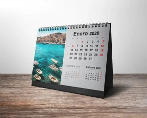 calendario de mesa con imagen personalizada