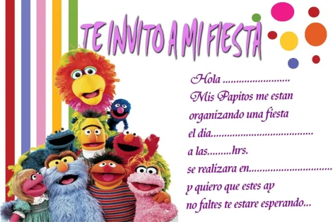 invitación infantil
