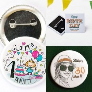 chapas para cumpleaños