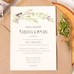 Invitación boda
