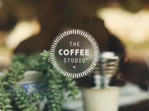 etiqueta para cafetería